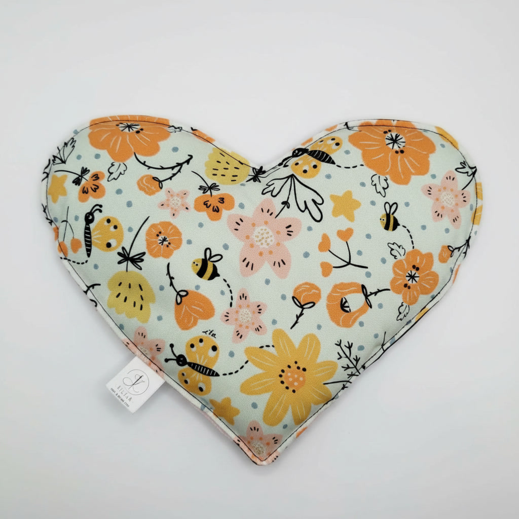 Almohada térmica Corazón Abeja
