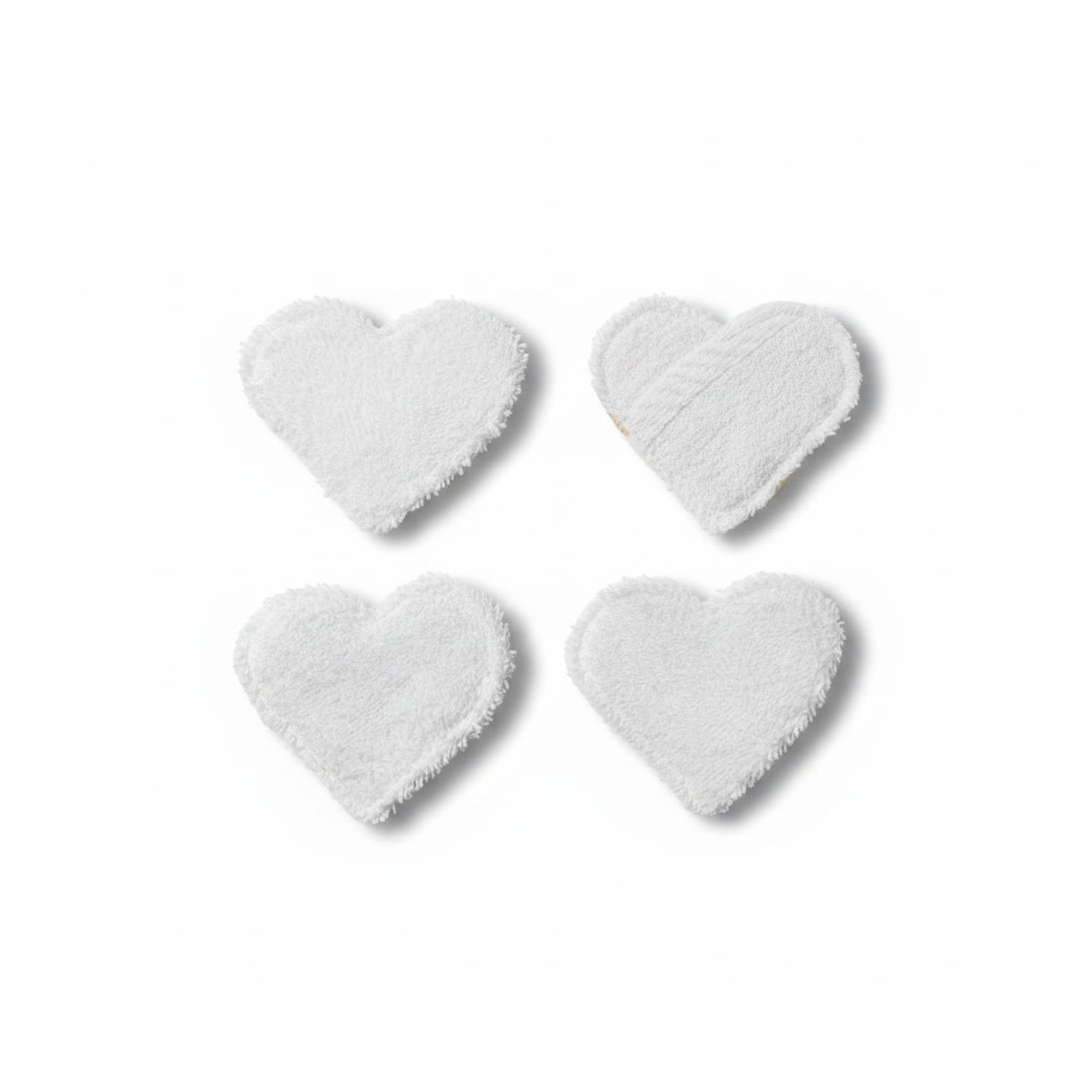 4 Pads Desmaquillantes Reutilizables Corazón - Image 3